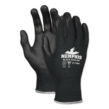 MCR™ Safety Kevlar Gloves 9178nf, Kevlar-nitrile Foam, Black, Large freeshipping - TVN Wholesale
